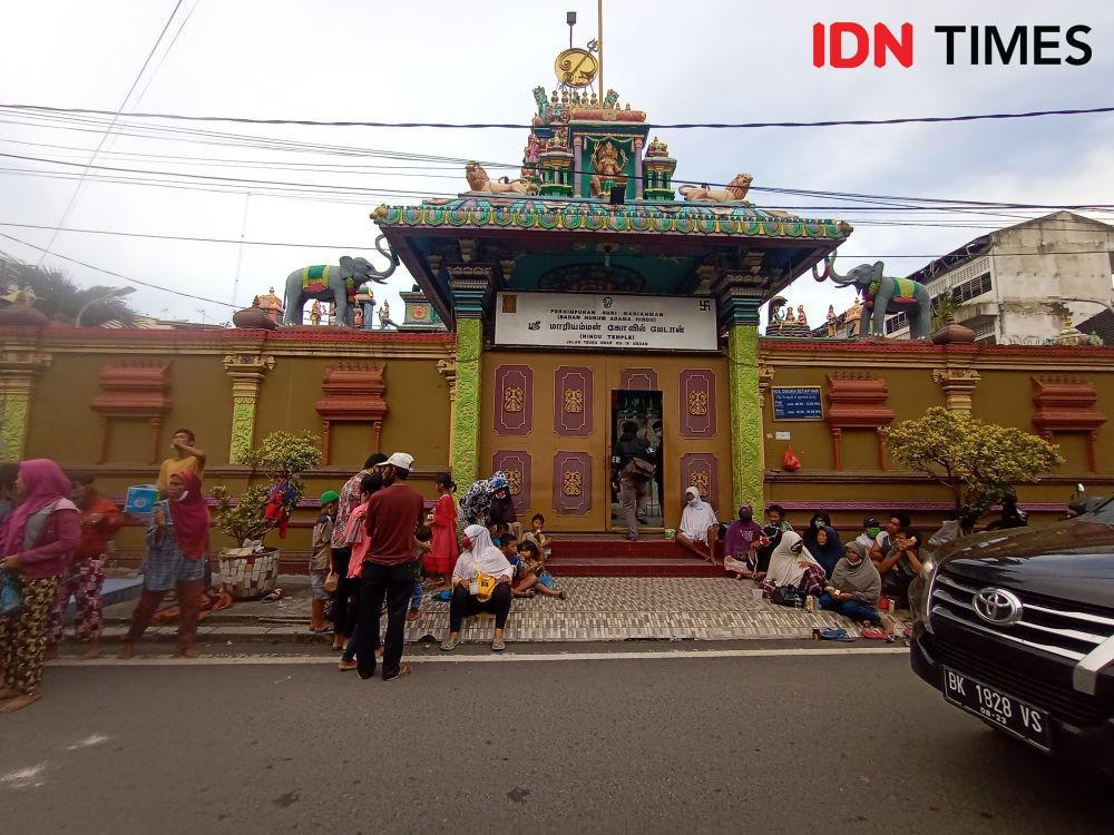 10 Potret Perayaan Diwali di Medan, Tetap Bercahaya di Tengah Pandemik