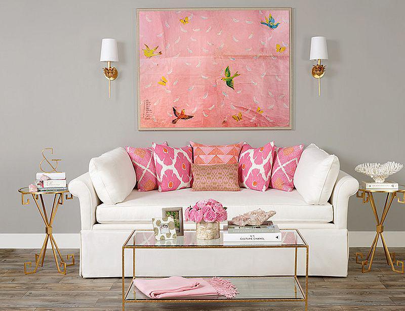 ilustrasi ruang tamu pink (decoist.com)