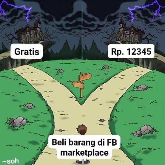 meme dua pilihan (instagram.com/shitvoss)