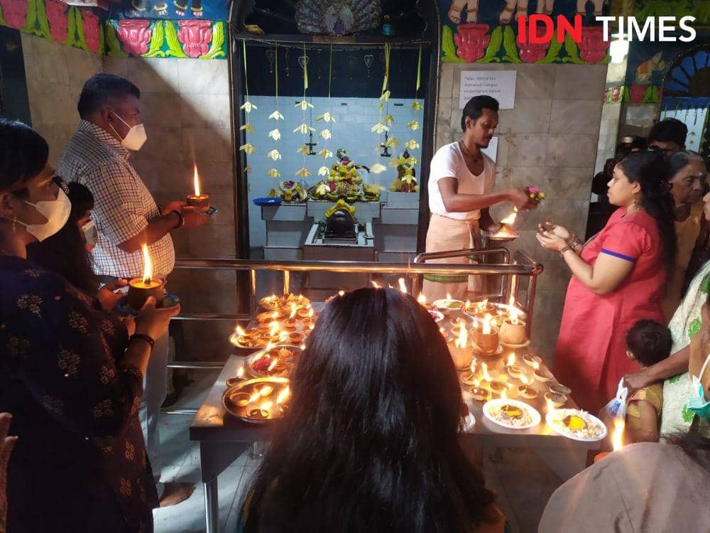 Perayaan Diwali 5123 Kaliyuga, Ini Harapan Umat Hindu di Medan