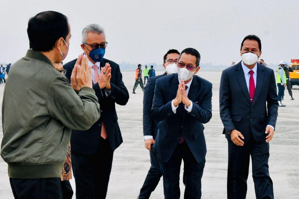Presiden Jokowi tiba kembali di Indonesia pada Jumat (5/11/2021). (dok. Biro Pers Kepresidenan)
