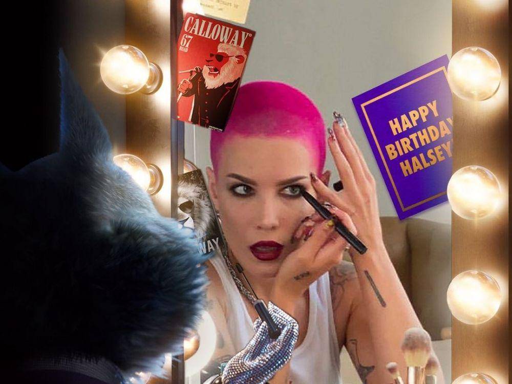 Halsey sebagai Porsha Crystal di film animasi Sing 2 (instagram.com/singmovie)