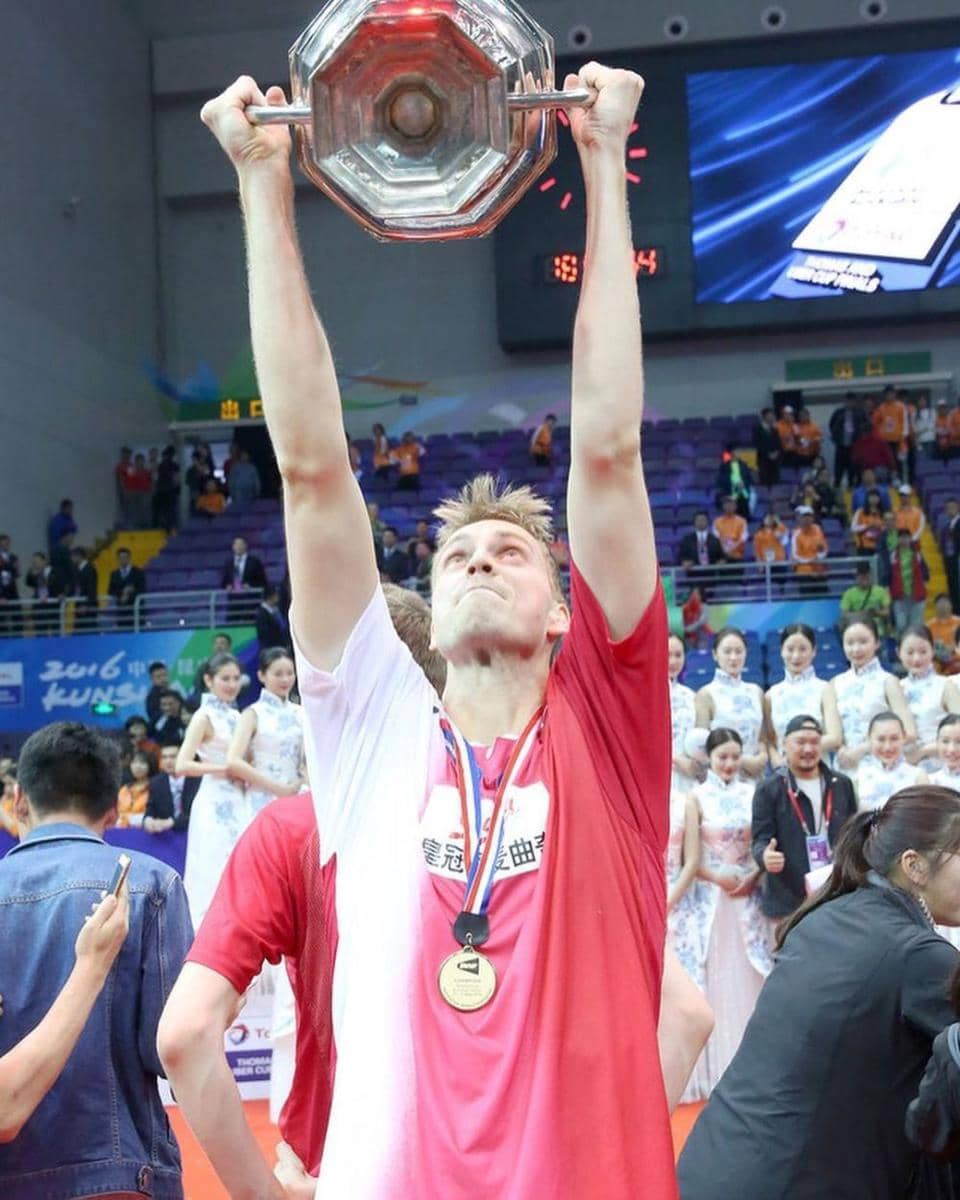 Atlet ganda putra Denmark, Mads Pieler Kolding resmi gantung raket. (instagram.com/m_kolding)