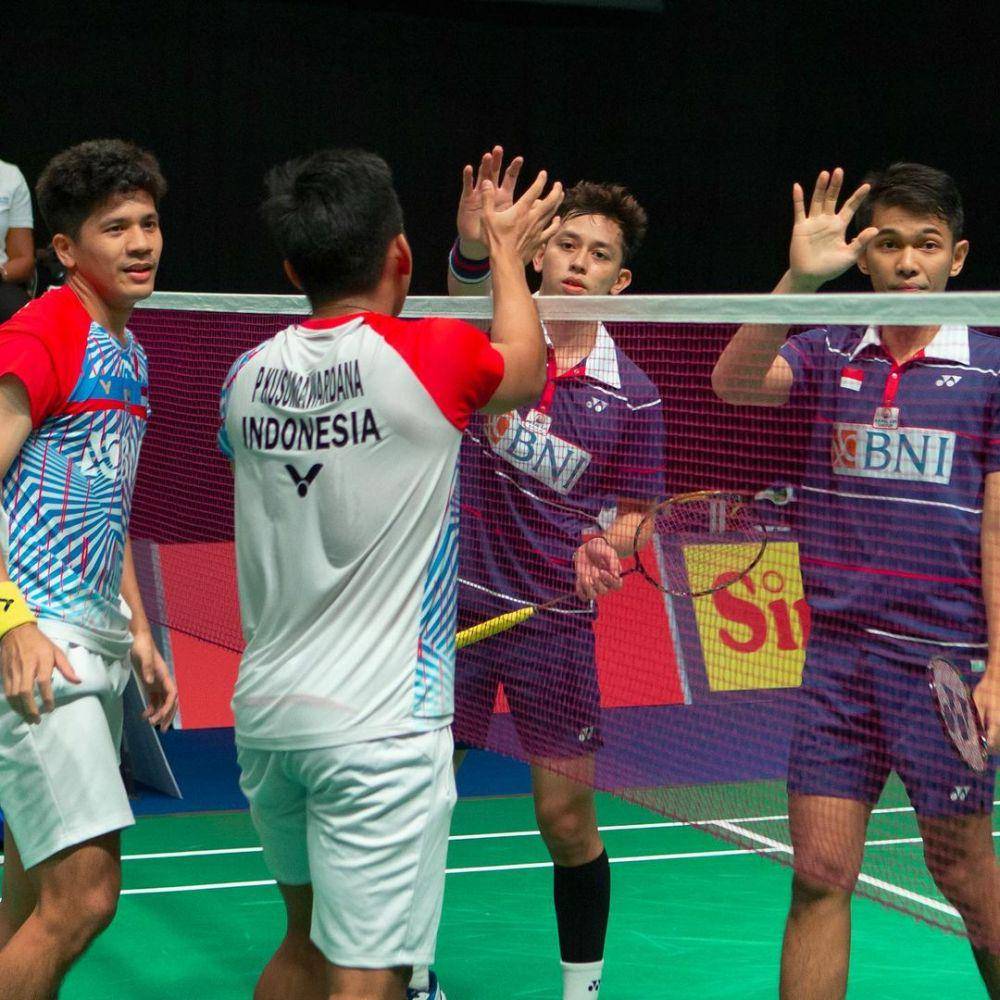 ganda putra Indonesia, Pramudya Kusumawardhana/Yeremia Erich Yoche Yacob Rambitan dan Fajar Alfian/Muhammad Rian Ardianto (instagram.com/bwf.official)