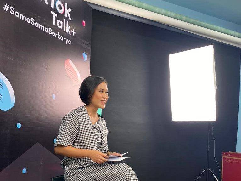 Sesi bertajuk “How to create your food content” di program TikTok Talk+. 28-29 Oktober 2021. (dok. TikTok)