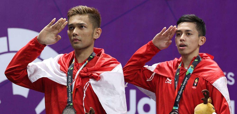 Fajar.Rian di Asian Games 2018 (twitter.com/INABadminton)
