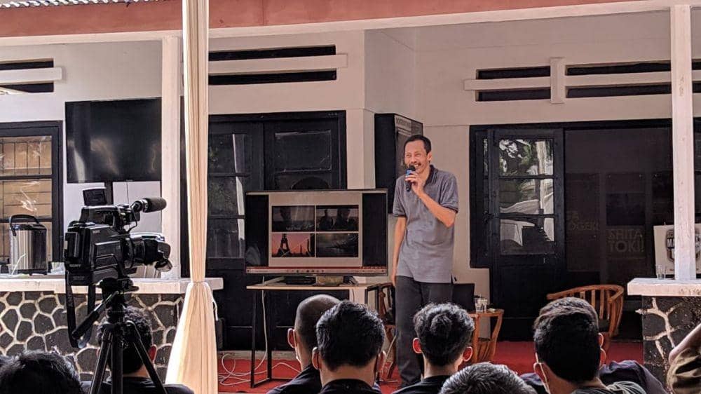 acara gerakan donasi untuk adik Vano di Rumah Informasi Sejarah (RIS) Kota Metro, Kamis (4/11/2021). (IDN Times/Istimewa).