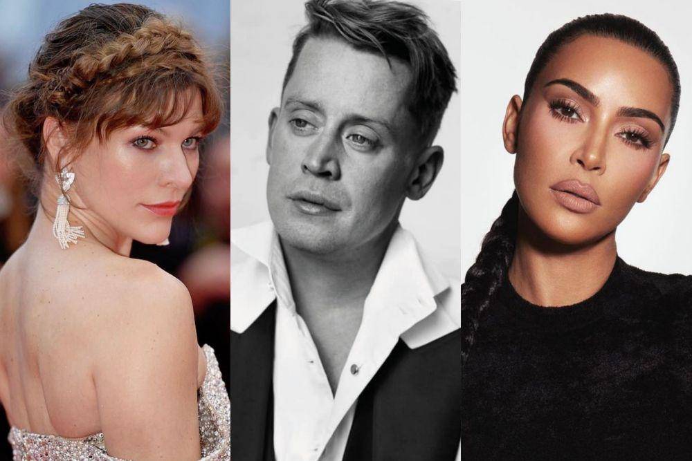 Milla Jovovich, Macaulay Culkin, dan Kim Kardashian (instagram.com/millajovovich | instagram.com/culkamania | instagram.com/kimkardashian)