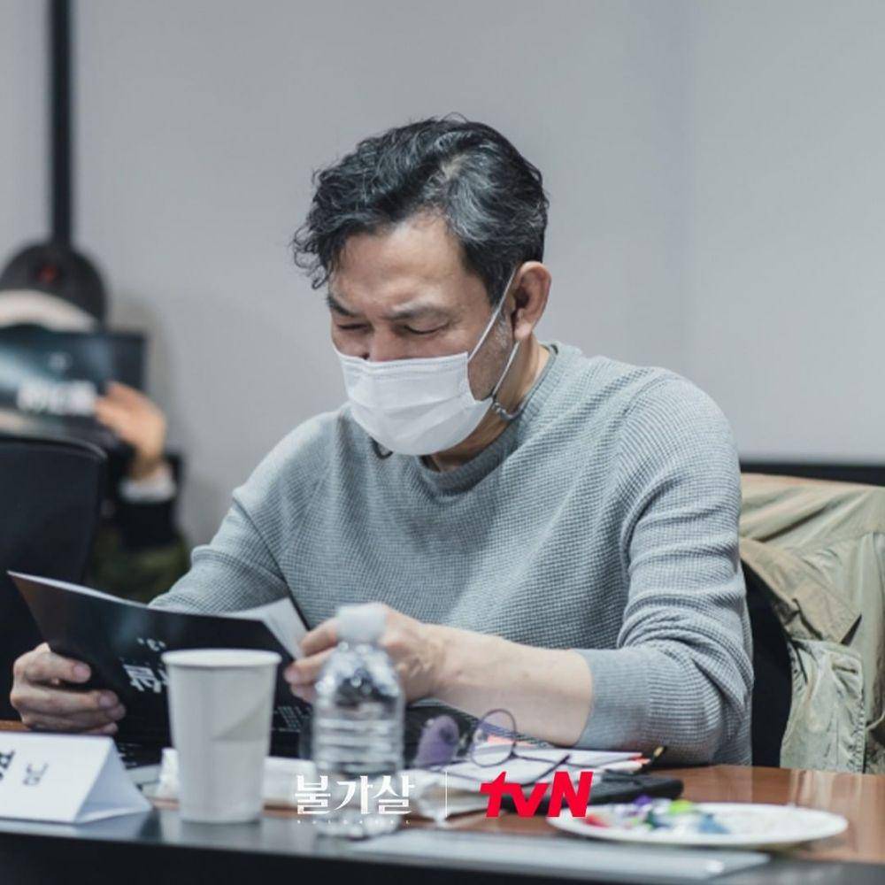 potret pembacaan naskah Bulgasal (instagram.com/tvn_drama)