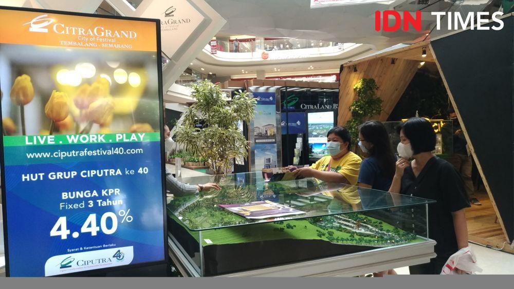 Pameran perumahan Property Expo Semarang (PES) di Mal Paragon Semarang. (IDN Times/Anggun Puspitoningrum)