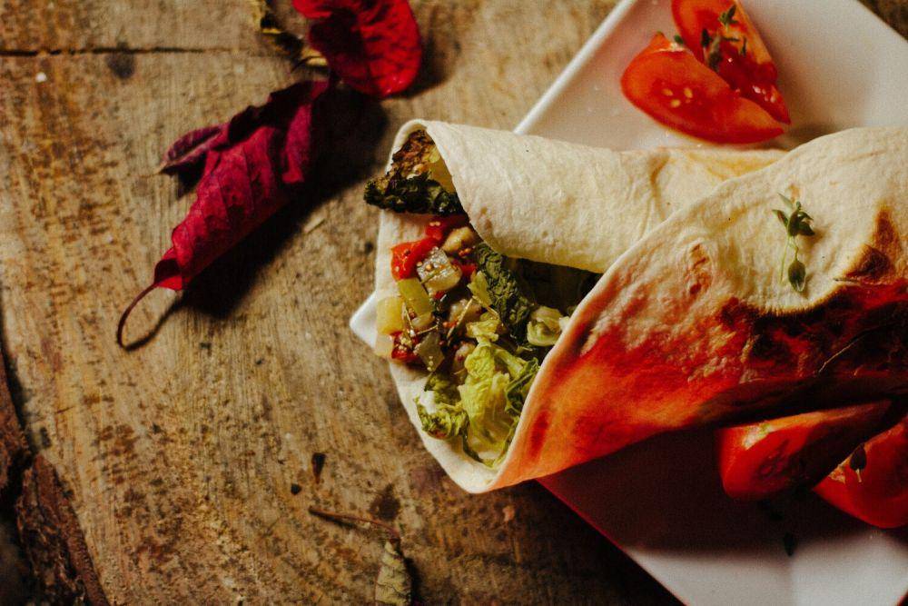 ilustrasi vegetable kathi roll (pexels.com/Daria Klimova)