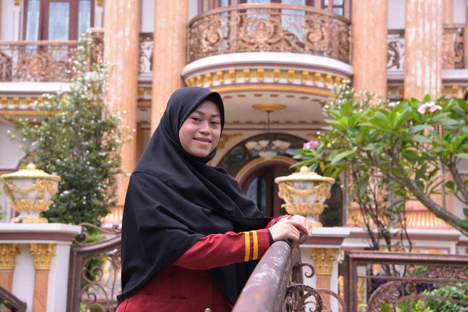 Mahasiswi Universitas Teknokrat Indonesia, Vina Qurrota Akyuningrum terpilih pertukaran mahasiswa ke Amerika Serikat. (IDN Times/Istimewa).