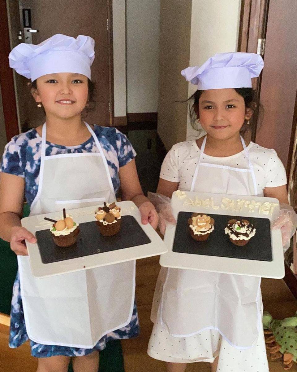 potret Dafania Sahira dan Amabell Eleanor (instagram.com/dhila_bekti)