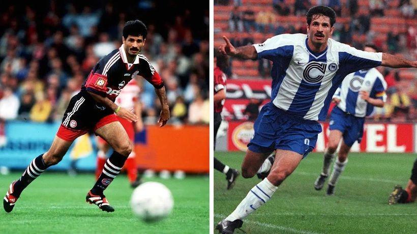 potret Ali Daei saat membela Bayern Munchen dan Hertha Berlin (fcbayern.com)