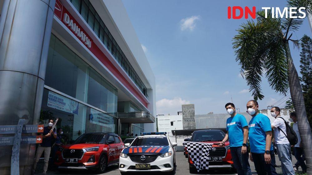 Para jurnalis diajak menjajal Daihatsu Rocky di Semarang. (IDN Times/Anggun Puspitoningrum)