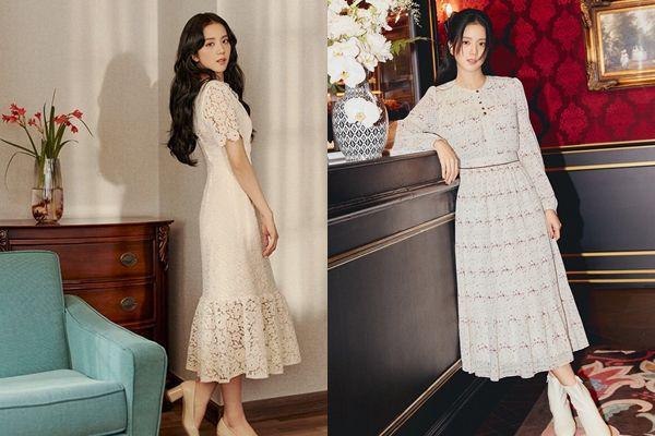 13 Inspirasi Dress Vintage Style ala Jisoo BLACKPINK, Classy Abis!