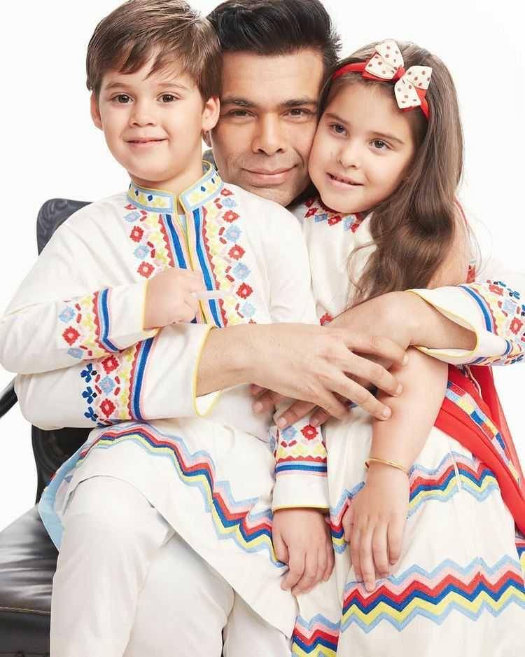 Karan Johar dan anaknya (instagram.com/karanjohar)