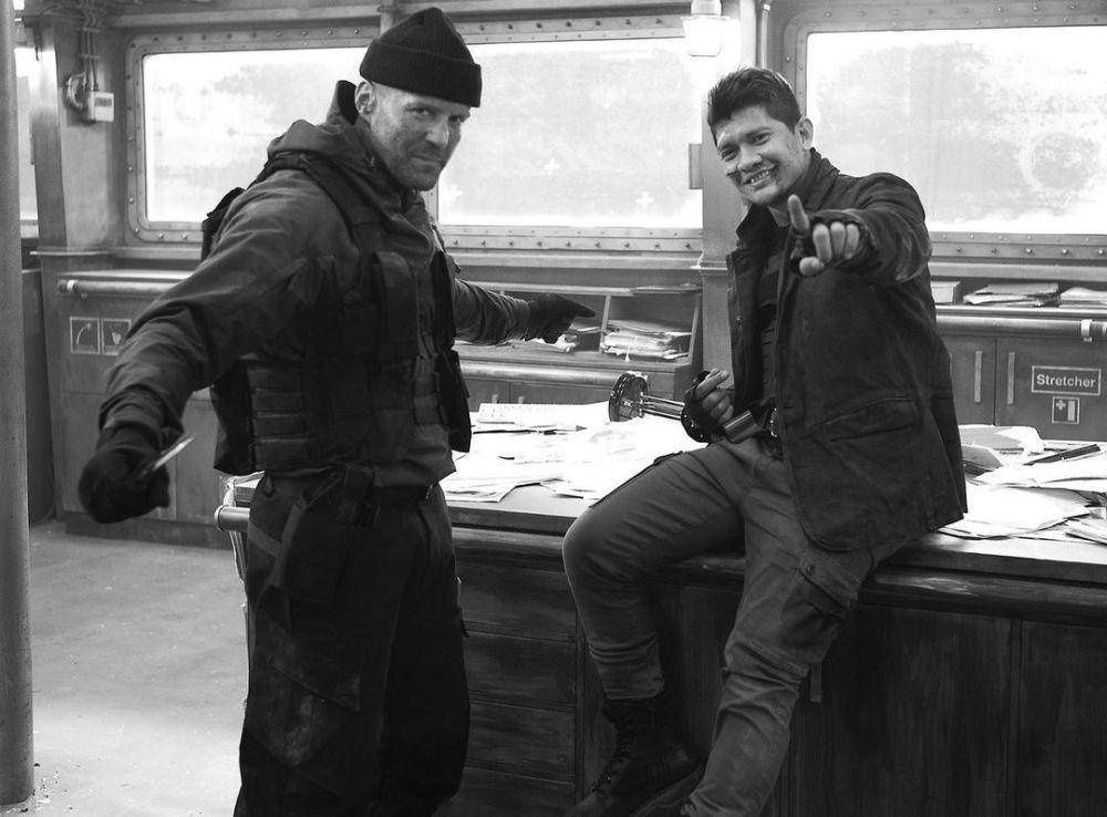 Jason Statham dan Iko Uwais (Daniel Smith Photography via Instagram.com/jasonstatham)
