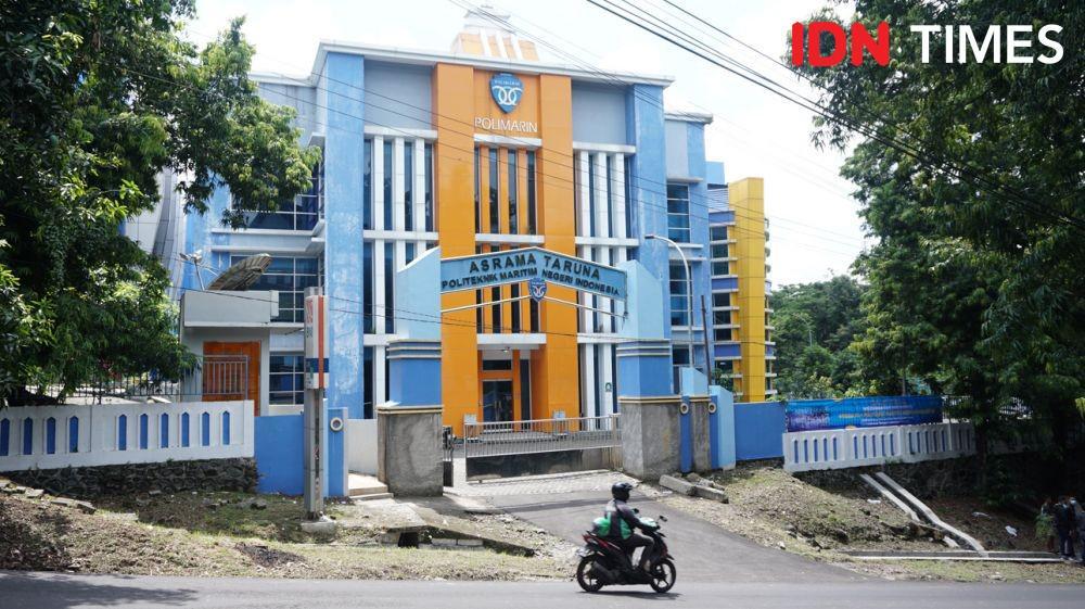 Asrama taruna Politeknik Maritim Negeri Indonesia (Polimarin) Semarang di Jalan Pawiyatan Luhur I, Bendan Duwur Semarang. (IDN Times/Anggun Puspitoningrum)