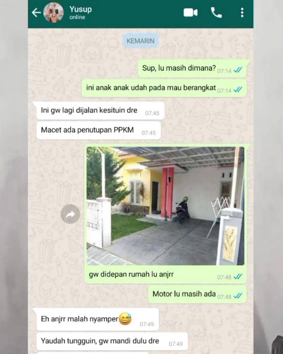 chat ketahuan bohong (instagram.com/dagelan_jowo)