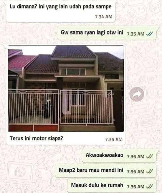 chat ketahuan bohong (instagram.com/bagihumor)