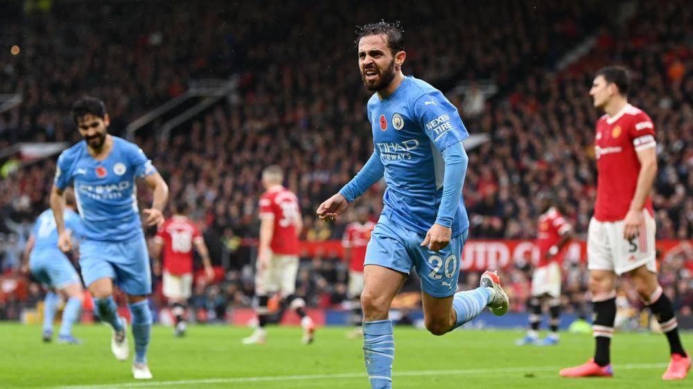 selebrasi gol Bernardo Silva (premierleague.com)