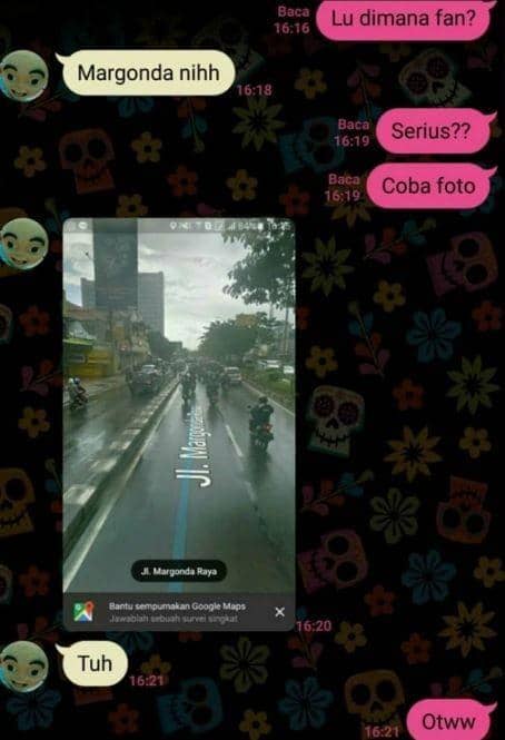 chat ketahuan bohong (instagram.com/receh.id)