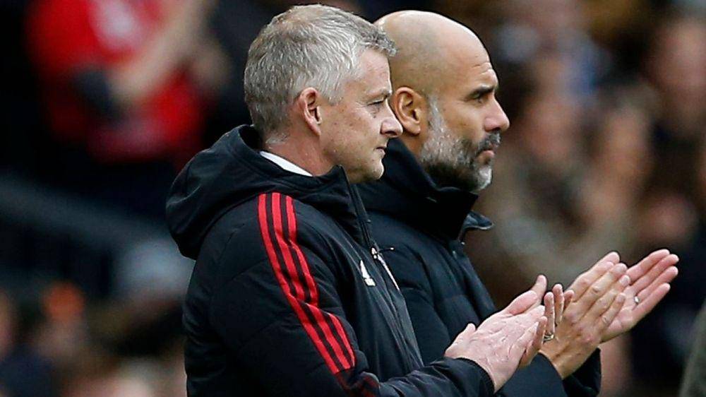 potret Ole Gunnar Solskjaer dan Pep Guardiola (premierleague.com)