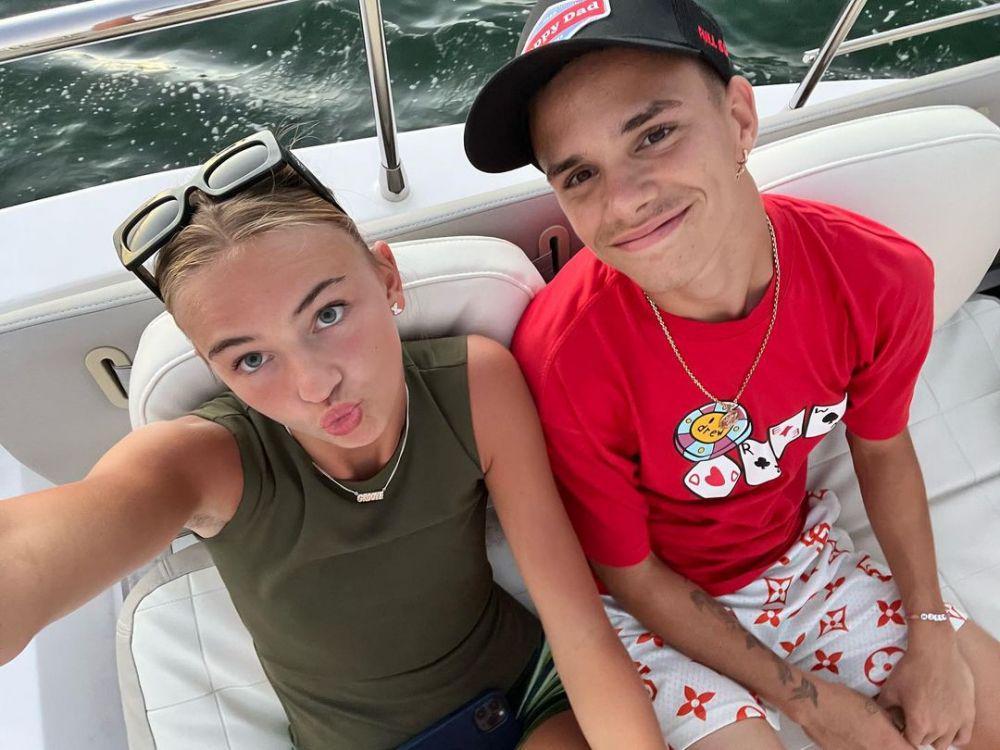 potret Romeo Beckham dan Mia Regan (instagram.com/romeobeckham)
