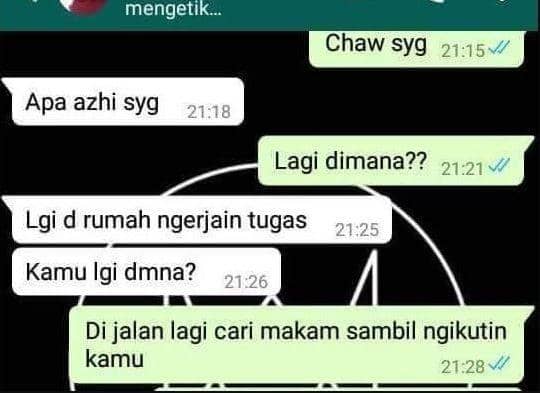 chat ketahuan bohong (instagram.com/instagram.com/wkwkland_real)