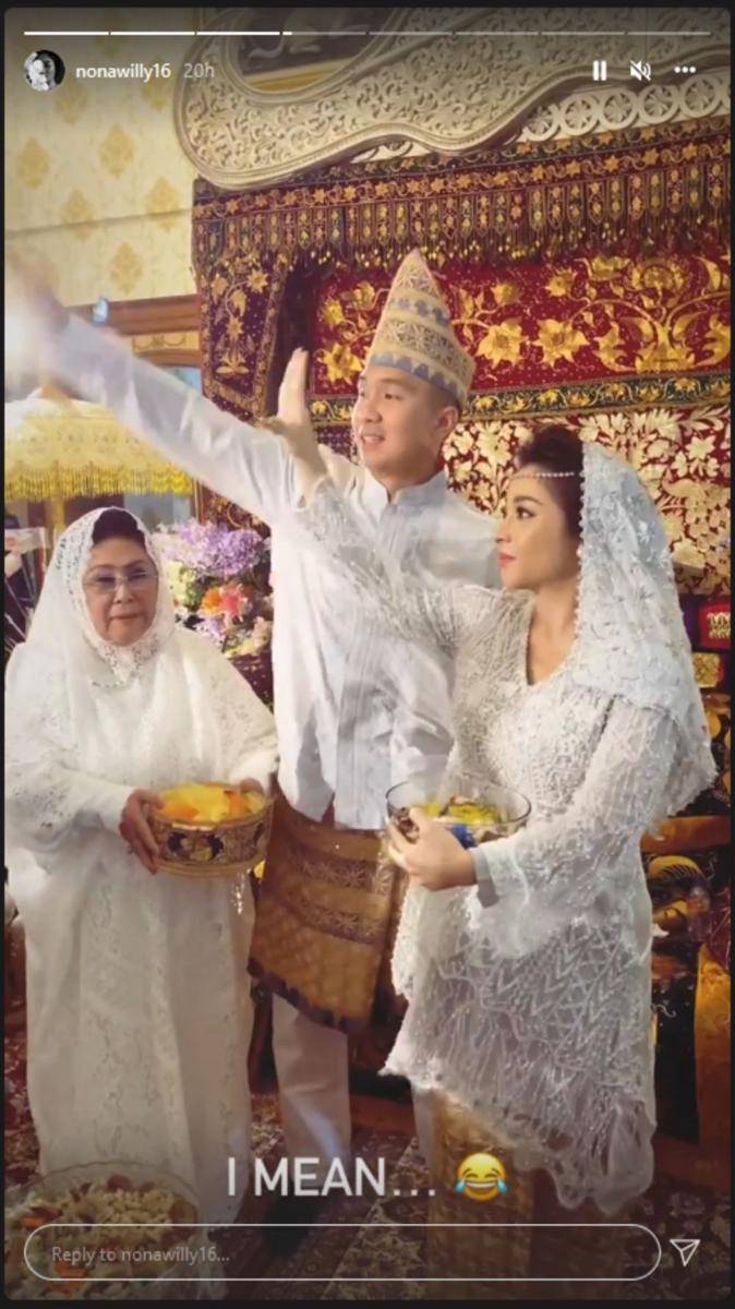 Pengajian 4 bulanan adat Lampung Nikita Willy (Instagram.com/nonawilly16/)
