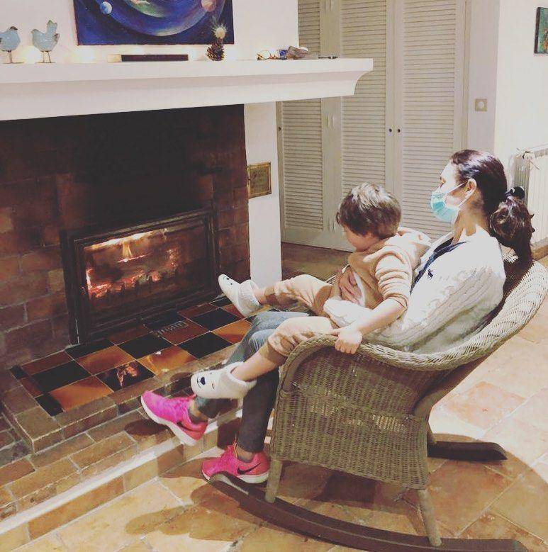Olga Kurylenko dan Alexander Max Horatio (instagram.com/olgakurylenkoofficial)
