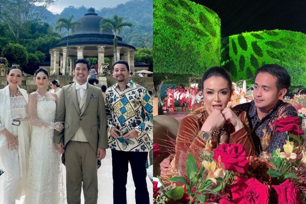 10 Potret Tamu Artis di Pernikahan Clara Bernadeth dan Palma Putra