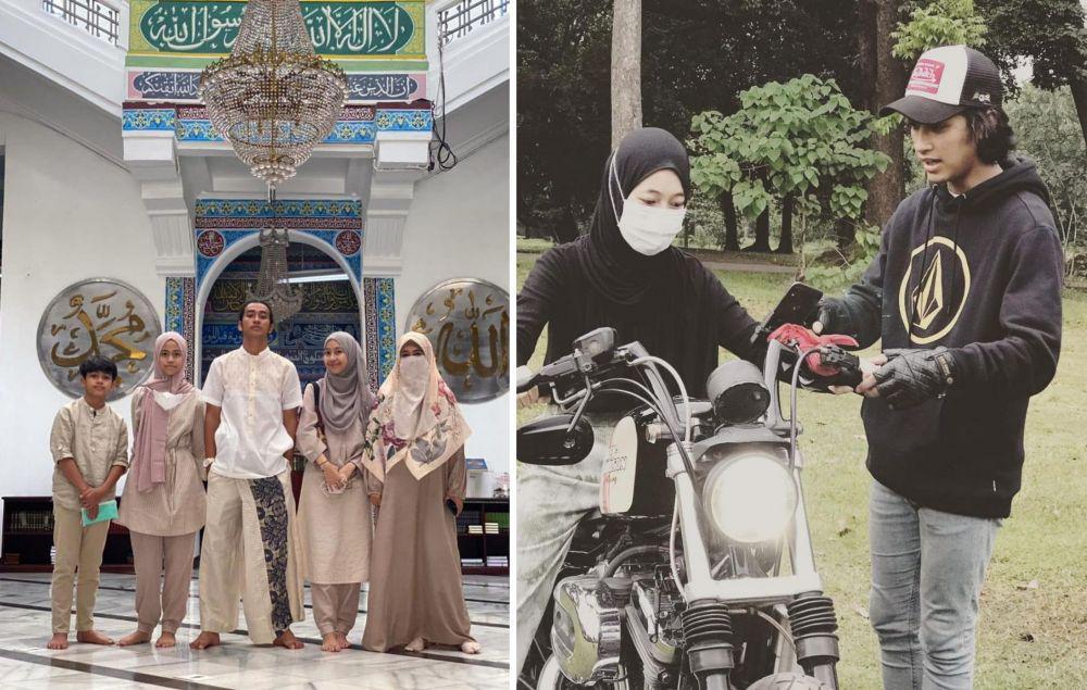 Abidzar Al Ghifari dan keluarga (instagram.com/abidzar73 | instagram.com/_ummi_pipik_)