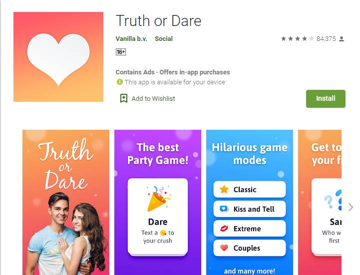 Truth or Dare (dok. Vanilla b.v./Dhama Ihram)