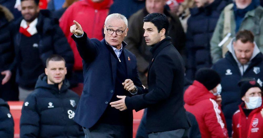 Claudio Ranieri dan Mikel Arteta. (football.london)