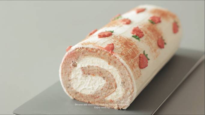 ilustrasi carrot roll cake (dok. youtube.com/Cooking tree 쿠킹트리)
