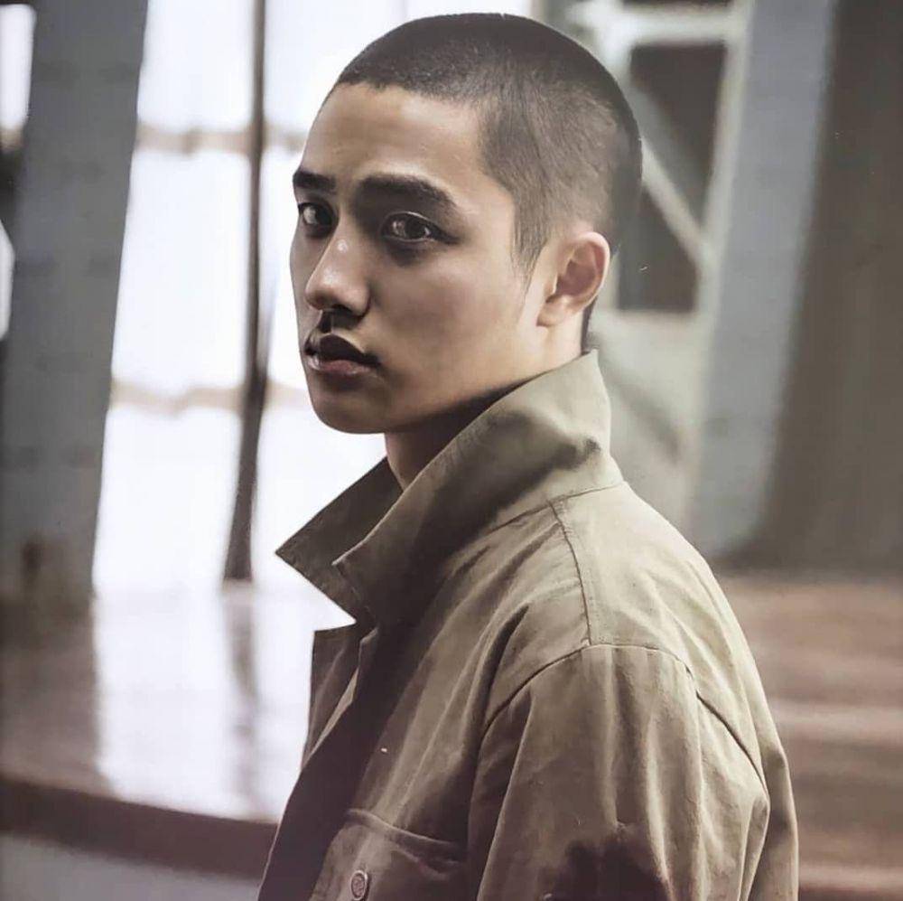 do exo model rambut botak (Instagram.com/overdokyungsoo)