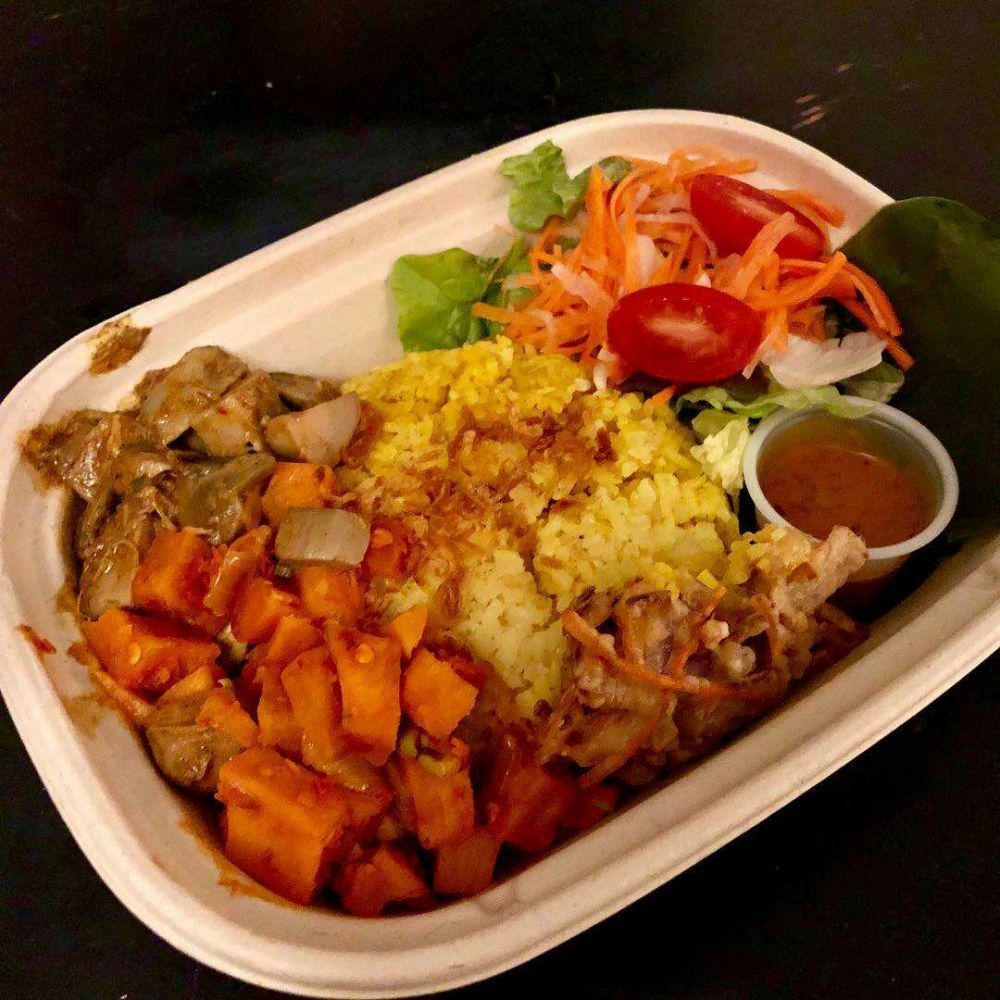 ilustrasi nasi kuning (instagram.com/patrick.vegan)
