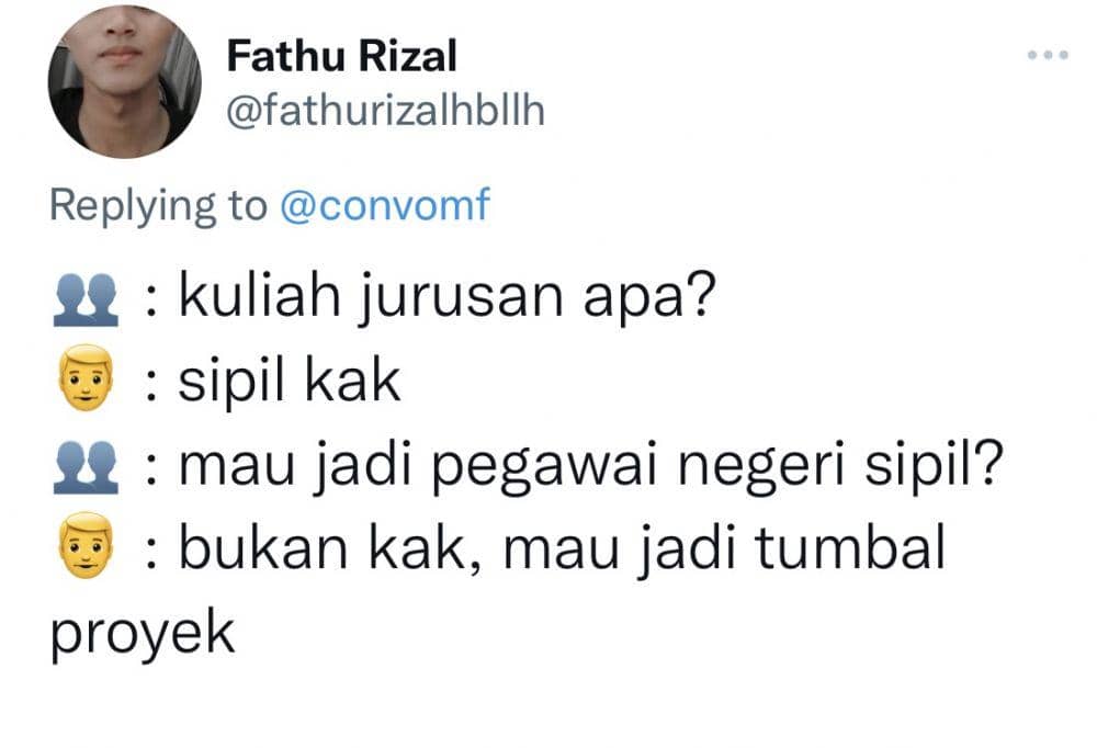 tweet jurusan kuliah (twitter.com/fathurizalhbllh)