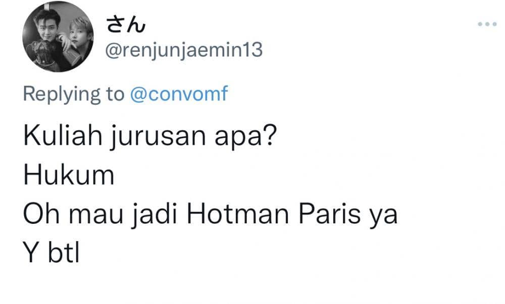 tweet jurusan kuliah (twitter.com/renjunjaemin13)