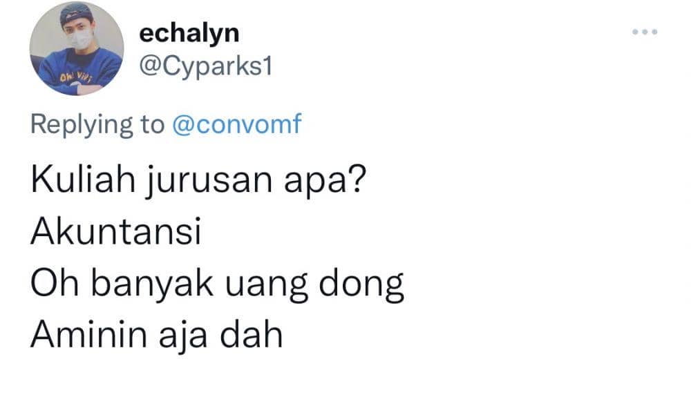 tweet jurusan kuliah (twitter.com/Cyparks1)