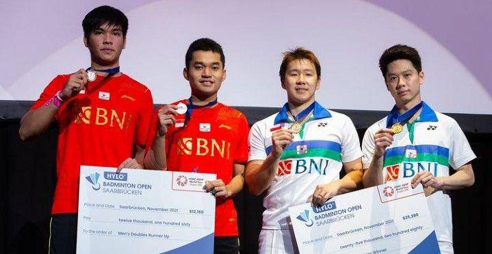 The Babbies dan The Minions di Hylo Open 2021 (instagram.com/bwf.official)