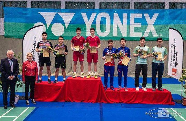 Leo Rolly/Daniel Marthin di German Junior International Grand Prix 2019. (instagram.com/daniel.marthin)