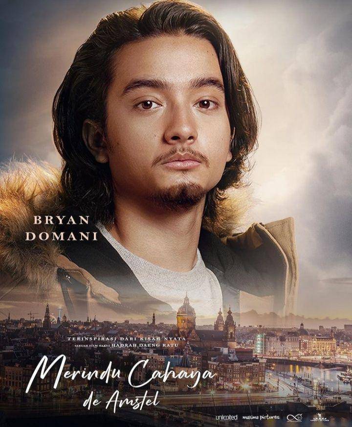 poster Bryan Domani di film Merindu Cahaya de Amstel (instagram.com/unlimited_production)