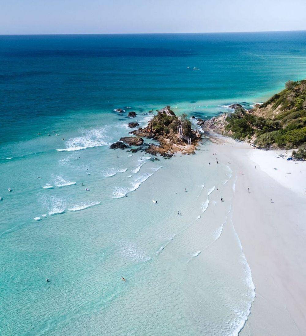 Byron Bay Beach, New South Wales (instagram.com/tykeeling_)