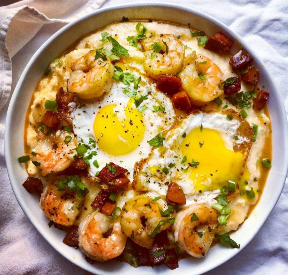 udang dan bubur jagung (instagram.com/dianemorrisey)