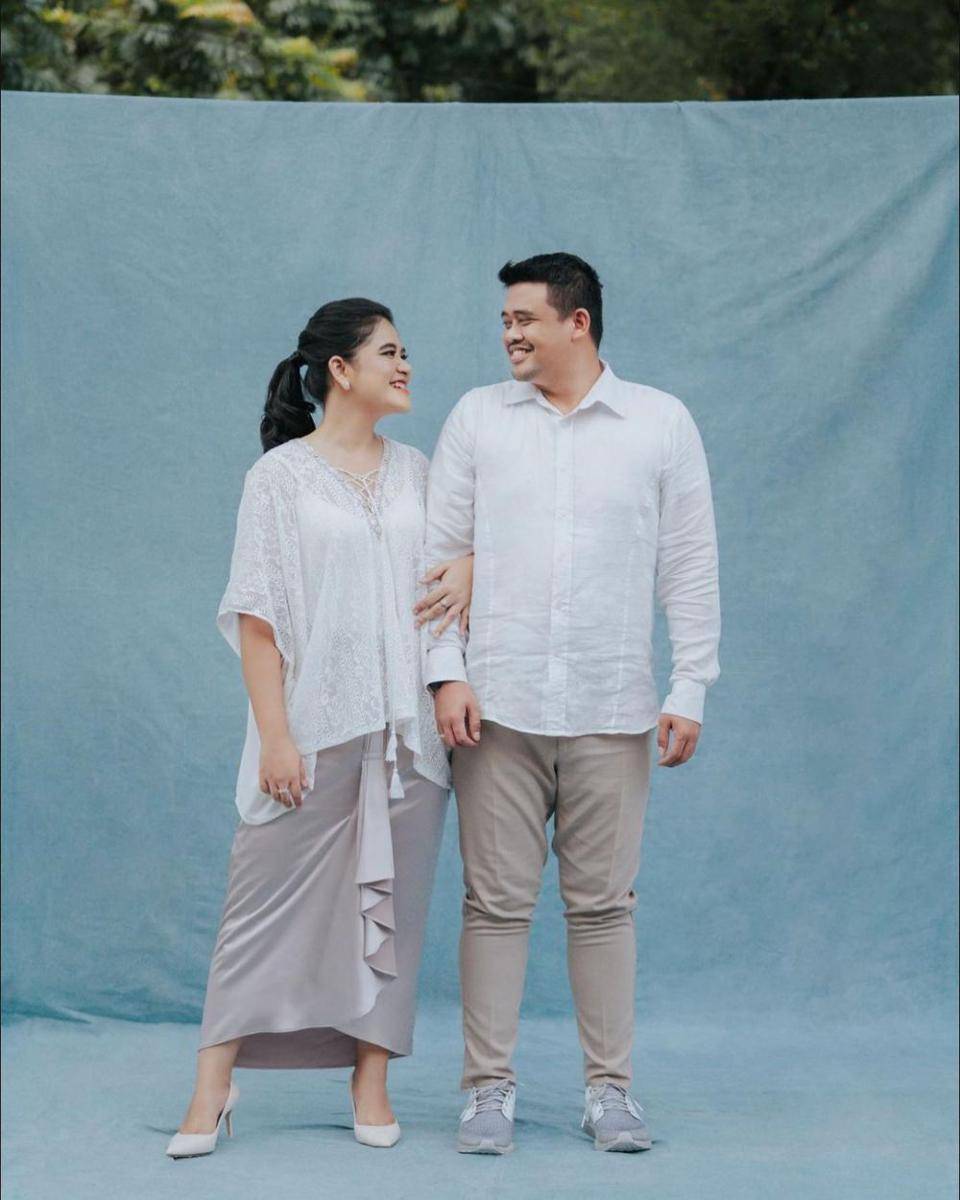 Pemotretan hari ulang tahun pernikahan keempat Bobby Nasution dan Kahiyang Ayu. (instagram.com/doleytobing)