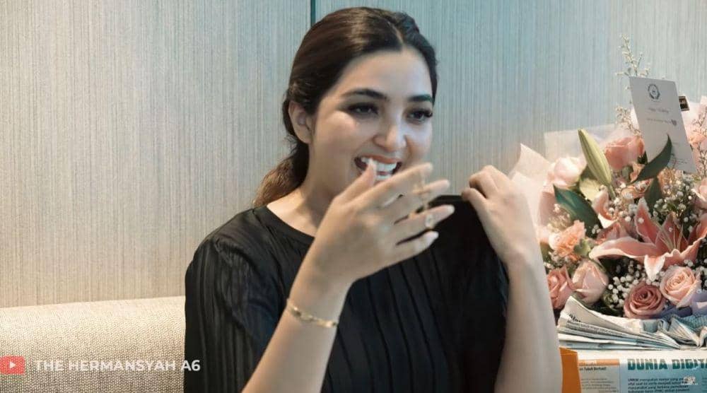 kado ulang tahun Ashanty (YouTube.com/The Hermansyah A6)