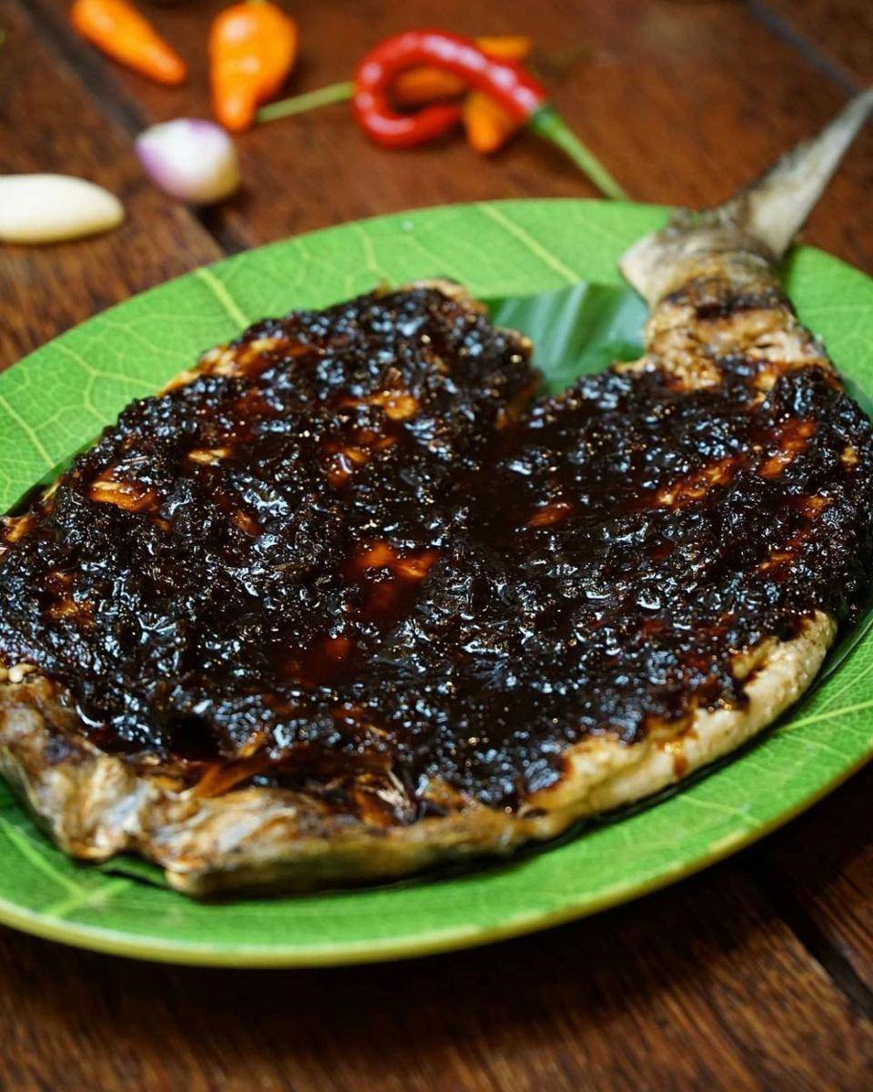 Ilustrasi ikan bakar parape (instagram.com/pib.ujungpandang)